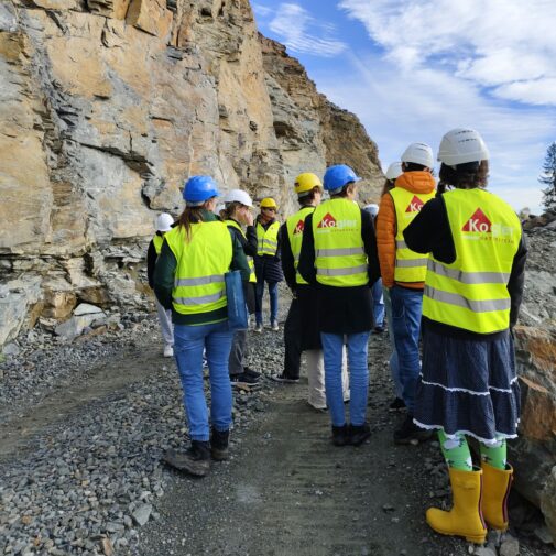 Geologie im Steinbruch