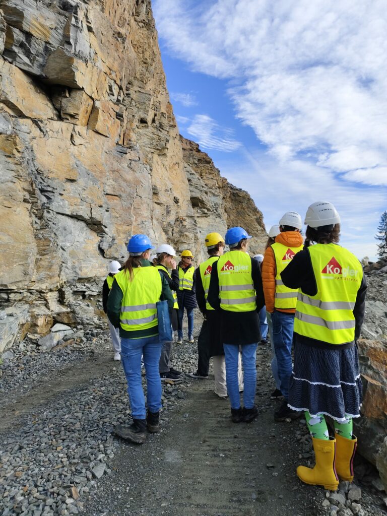 Geologie im Steinbruch